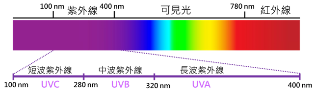 何謂紫外線?紫外線、紅外線、短中長波紫外線、